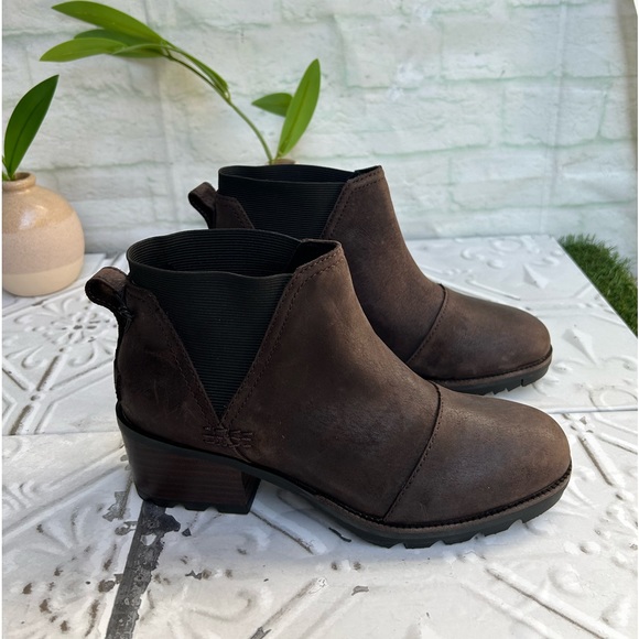 Sorel Women's Cate Chelsea Boot
Casual Waterproof Blackened
Brown size 6 new - Picture 10 of 16
